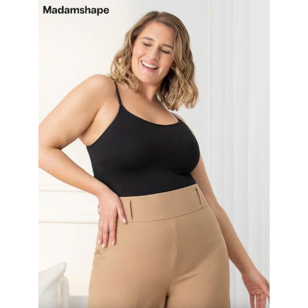 Modelująca koszulka na cienkich ramiączkach