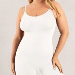 Body z okrągłym dekoltem do połowy ud